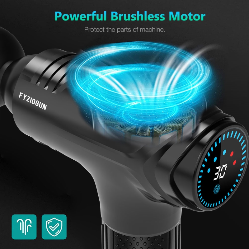 FyzioGun massage gun PRO30 with LCD display - Model 2023